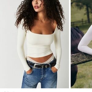 Free People Clean lines long sleeve